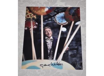 Gene Wilder Charlie And The Chocolate Factory Autographed 8x10 Photo With COA