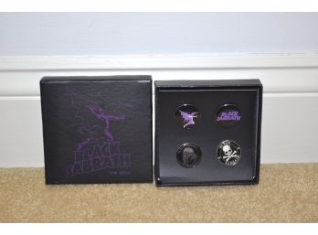 Black Sabbath VIP Tour 2012 Buttons Pins In BOX