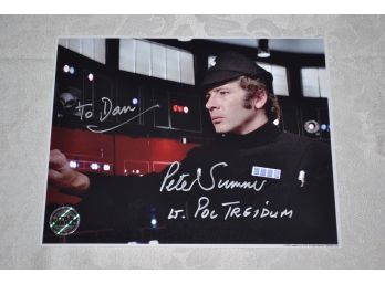 Peter Sumner Star Wars Autographed 8x10 Photo