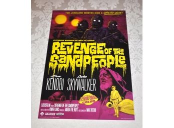 Star Wars Limited Edition Revenge Of The Sandpeople Poster #5/750