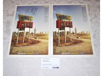 Wish That I Was Here NY Backer Screening Posters Signed By Zach Braff