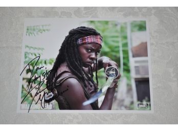 Danai Gurira The Walking Dead Autographed 8x10 Photo