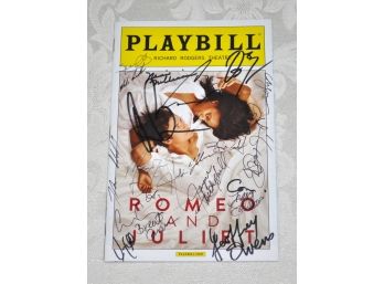 Romeo And Juliet CAST Autographed Playbill Orlando Bloom