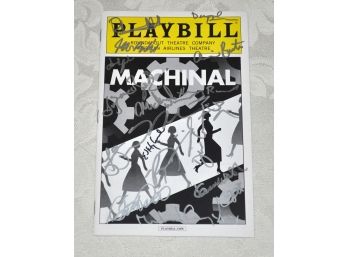 Machinal CAST Autographed Playbill