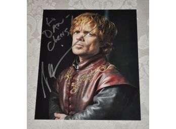 Peter Dinklage 'Game Of Thrones' Autographed 8x10 Photo