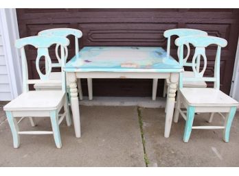 Amazing Custom Painted Fairytale Character Children's Table & Chairs