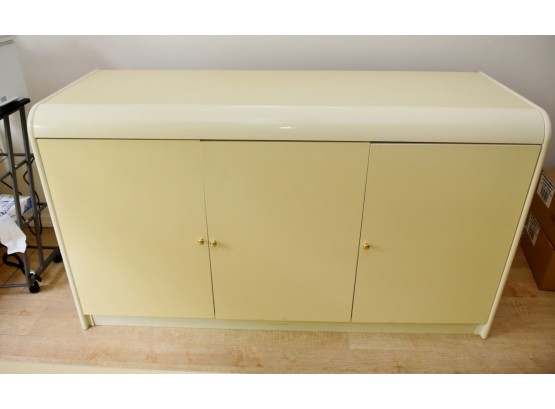 Lovely White Formica Credenza 58 1/2 X 21 X 33