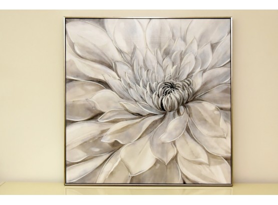 Chrysanthemum Art On Canvas 32 X 32
