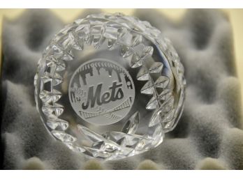 Waterford Crystal New York Mets Baseball