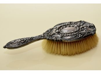 Antique Victorian Sterling Hairbrush