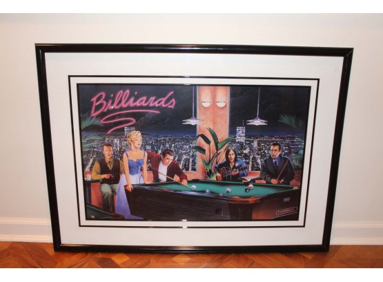 Billiards Framed Photo