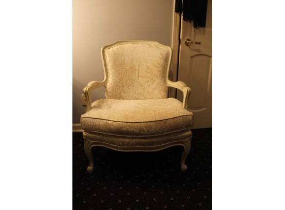White Cushioned Chair