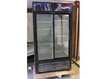Commercial Pepsi Brand Sliding Door Refrigerator