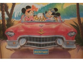 Mickey & Minnie Mouse Framed Photo