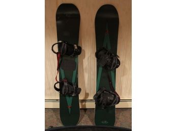 Two Burton Snowboards & Bag