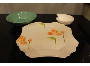 Stoneware Plate & Dishes