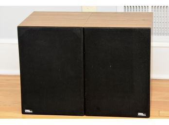 Vintage Design Acoustics Wood Speakers 10 X 11 X 13