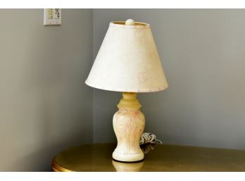 Petite Hand Painted Table Lamp