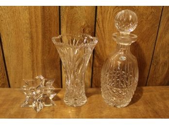 Shreve Crump & Low Co. Decanter And Vase