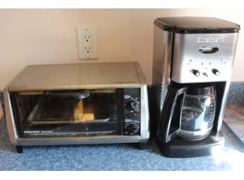 Black & Decker Toaster + Cuisinart Coffee Maker