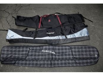 Trio Of Ski Carry Bags 65 Inches 72 Inches And 77 Inches