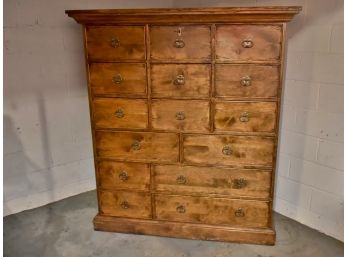 Antique Walnut Large Chest Of Drawers Purchase From The D & D Building For $7500 58 1/2 X 23 X 65 1/2