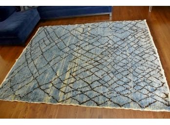 Turkish Wool Area Carpet 89 X 110 Paid $2200