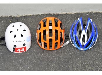 Bicycle Helmet Trio