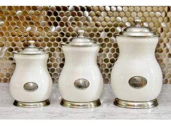 Arte Italica Tuscan Canister Set Of 3