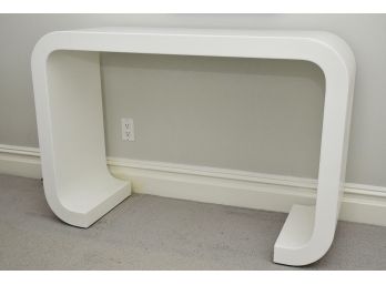 Modern White Console Table 48 X 16 X 32