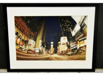 21 X 17 Chen Signed Photo Times Square 3/10
