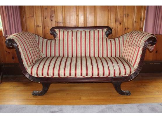 Antique Clawfoot Sofa (Read)