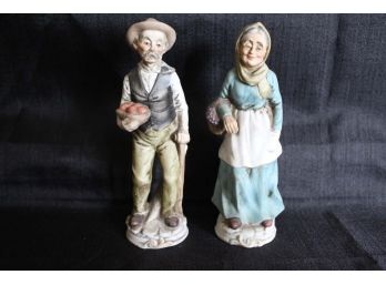 Old Man & Woman Figurine
