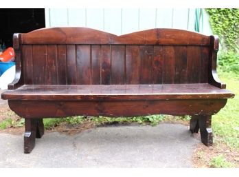 Incredible Heavy Pine Bench