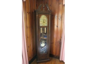 Vintage Hamilton Mahogany  Grandfather Clock
