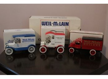 Weil McClain Toy Bank Cars
