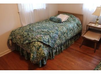 Twin Sized Bed Includes Mattress, Laura Ashley Bedding And Headboard # 1