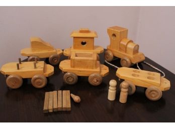 Vintage Wood Toy Cars