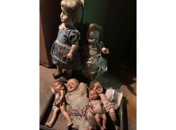 Collection Of Antique Creepy Dolls