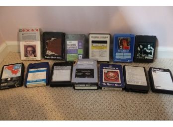 Old School 8 Track Tapes Including Stevie Wonder And Fleetwood Mac