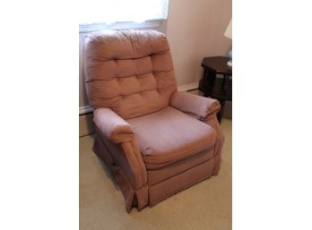Pink Recliner Side Chair