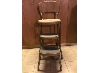 Vintage Step Stool Chair