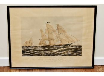 33 X 25 Clipper Ship Framed Print