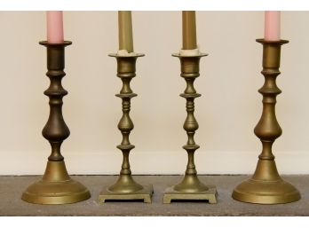 For Vintage Brass Candlesticks With Candles