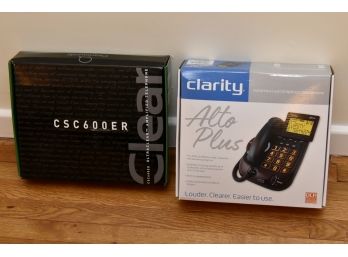 Pair Of Telephones For The Hearing Impaired