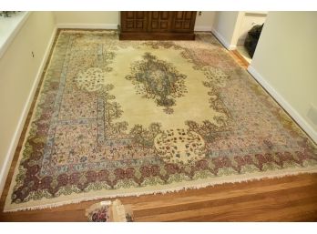 Signed Hand Woven Middle Eastern 9.5  X 11.5 Rug- READ