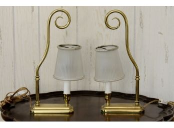 Petite Brass Table Lamps