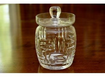 Tiffany Glass Covered Jar