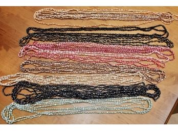 Collection Of Colored Necklaces Lot #12