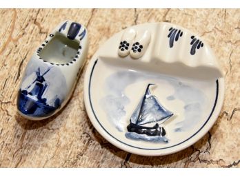 Vintage Authentic Delft Ceramic Pieces